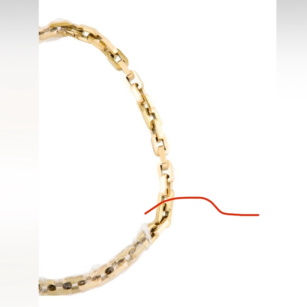 Eddie Borgo Gold NWOT tone chain necklace $425 - Picture 4 of 6